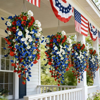 ✨Independence Day Hot Sale❤️🤍💙 🇺🇸 Red, White & Blue Flowers for America’s 250th – Perfect for Porch & Party 💐