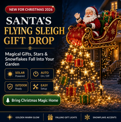 🎄Last day 49% OFF⛄Snowman Magic Fountain-Flowing Snowflake LED Christmas Garden Light❄️