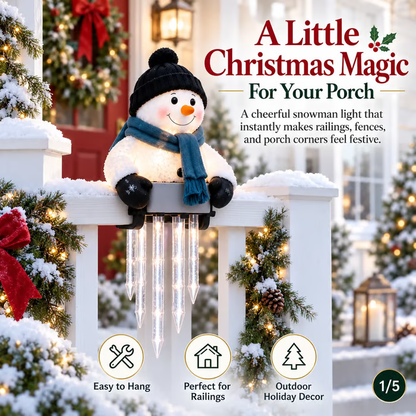 ⛄ Today 49% OFF - WinterGlow Snowman Icicle Light Decor