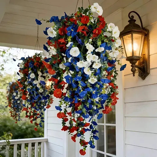 ✨Independence Day Hot Sale❤️🤍💙 🇺🇸 Red, White & Blue Flowers for America’s 250th – Perfect for Porch & Party 💐
